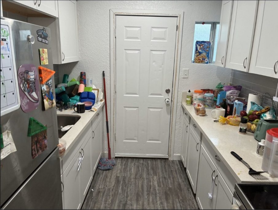 Kitchen BEFORE Home Organizing Decluttering & Organizing