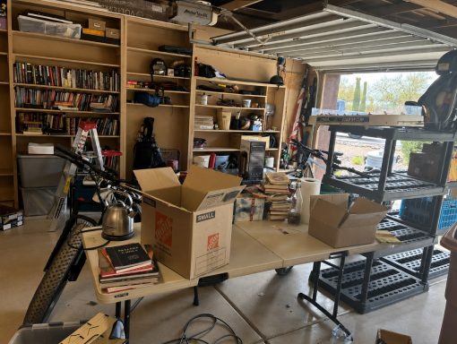 Garage BEFORE Home Organizing Downsizing and Moving